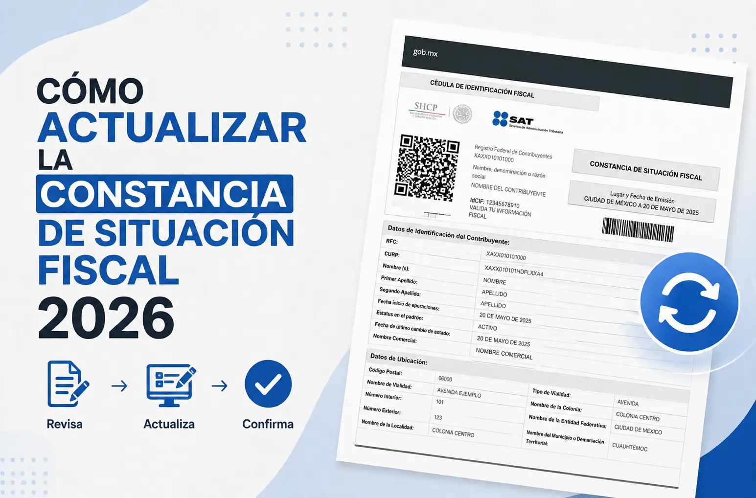 Cómo Actualizar la Constancia de Situación Fiscal 2026